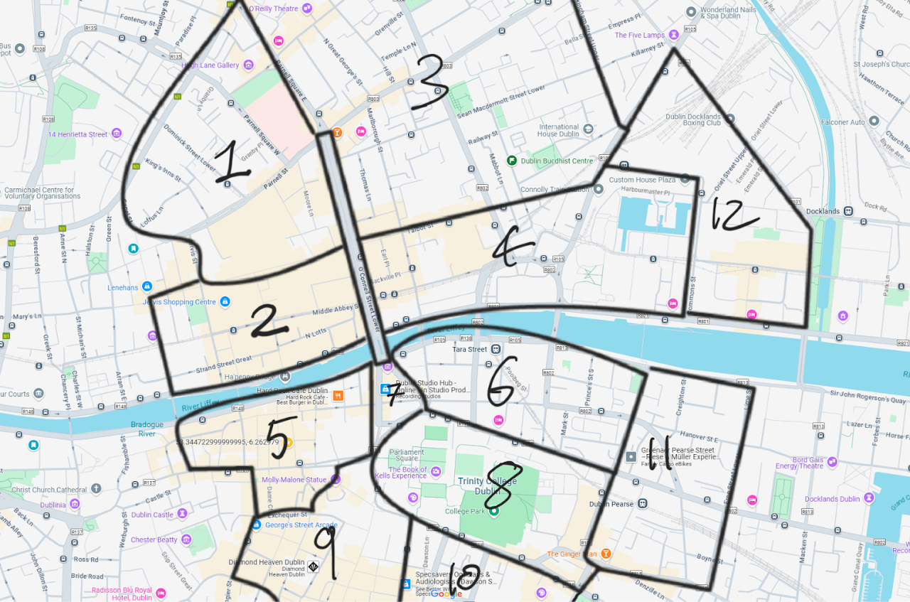 AAS Dublin Zone Map